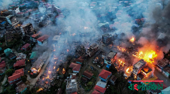 Children among 8 dead in Myanmar military air strike